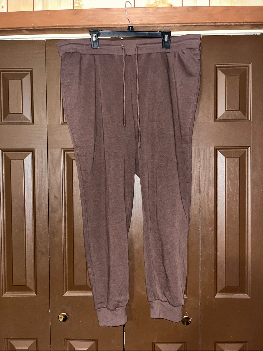 Fashion Nova Men's Brown Drawstring Joggers